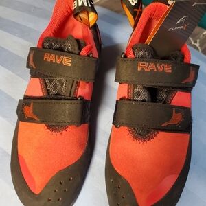 ClimbX RAVE Red and Black Women's Climbing Shoes